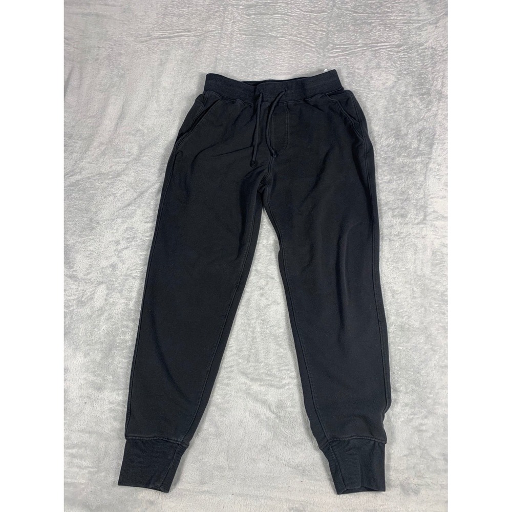 Abercrombie & Fitch Jogger Sweatpants‎ Mens Small Black Fleece Cuffed